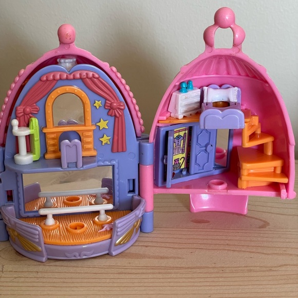 SOLD- Polly Pocket 1996 Sparkle Ballerina Compact - Picture 7 of 7